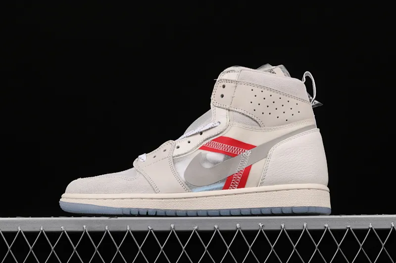 All Categories Air Jordan Jordan Series Basketball Shoes Air Jordan 1 High Element87 x Air Jordan 1 AJ1 Shoe King P.J. Tucker Customized Version Joe 1 White and Red Customized Model 555088-087